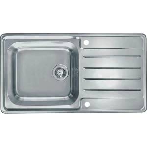 Alveus Мивка от неръждаема стомана Alveus Praktik 100 Satin 98x50 см ambient (1097989) Мивка за вграждане