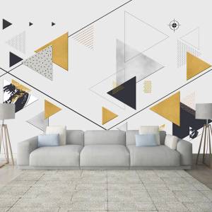 Art Gift Decor Фототапет Летящи триъгълници
