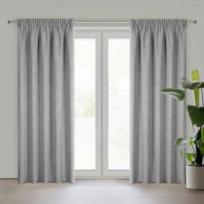 Eurofirany Záves 140x270 cm polyesterový strieborný na riasiacu pásku JULA2