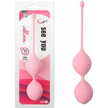 Image 1 of Топчета за естествен интимен масаж, 36мм. - See you in Bloom Pink (SEEYOU0036)