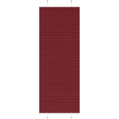 VidaXL Roleta plisé Bordově 75 x 200 cm červená