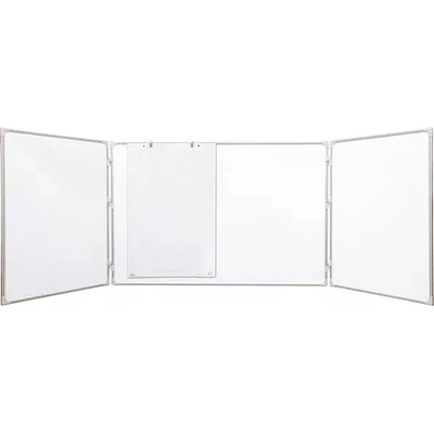 2x3 Triptych lakovaná magnetická rozkladacia tabuľa 180x120-360cm / trojdielna