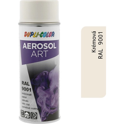 Dupli color Aerosol Art Lesk, rýchloschnúci-univerzálny akrylát v spreji - Ral 9001 400ml