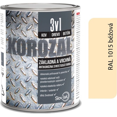 Slovlak Korozal 3v1 RAL 1015 béžový 2,5l