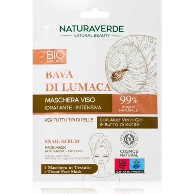 Naturaverde Bava Di Lumaca хидратираща маска за лице с екстракт от охлюв