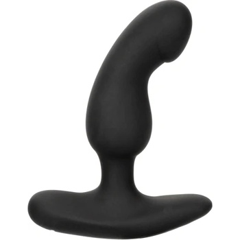 CalExotics Вибриращ анален стимулатор от силикон Curved Probe
