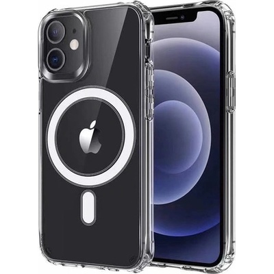 Pouzdro SES Ochranné silikonové MagSafe s integrací pro bezdrátové nabíjení Apple iPhone 12 Pro - 8290 čiré