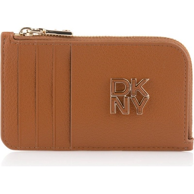 DKNY BUSHWICK ZIP CARD HO COGNAC