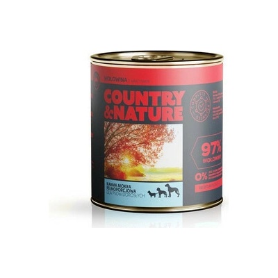 Counry & Nature Bezobilná hovädzie mäso so zeleninou 850 g