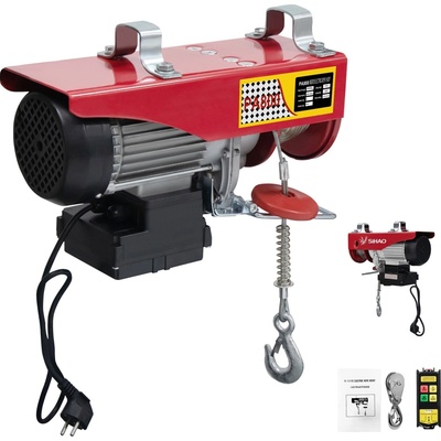 SIHAO Elektrický kladkostroj 800 kg / 1760 lbs s bezdrátovým dálkovým ovládáním