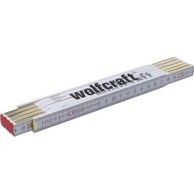 Wolfcraft ELN5227000 skládací metr dřevěný 2m 5227000