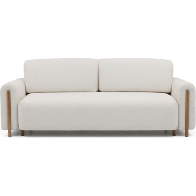 Eltap Сгъваем диван с място за съхранение от букле в цвят слонова кост 244 cm Arcadova - ELTAP (SO-ARC-OA-01JAF)