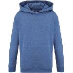 Fruit of the Loom КЛАСИЧЕСКИ ДЕТСКИ СУИТШЪРТ С КАЧУЛКА / Детски суитшърт с двуслойна качулка - син 164 (162043t38a8)