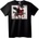 NOONEBRAND Тениска Sengerkrieg с червен крилат звяр - XS, Black