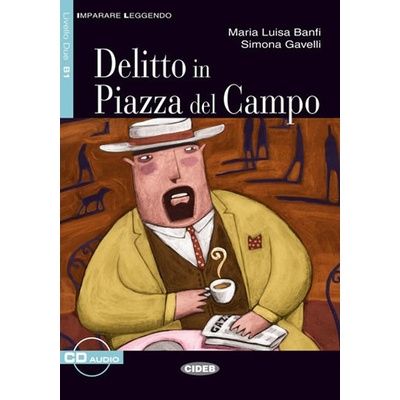 DELITTO IN PIAZZA DEL CAMPO + CD Black Cat Readers ITA Leve