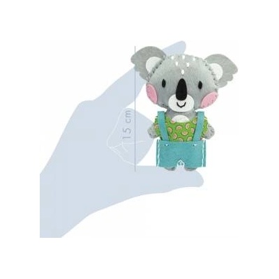 Clairefontaine Koala Riley Sewing Keychain Set