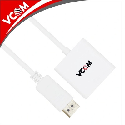 Преходник VCom, от DisplayPort(м) към HDMI(ж), бял (CG601-0.15М)