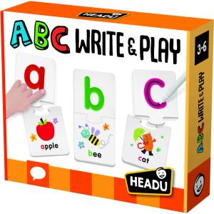 Headu Образователен пъзел Headu ABC - Пиши и играй (HEN54372) - baby