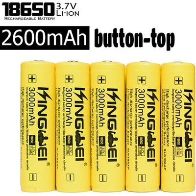 UltraFire 2600mAh 3.7V 18650 NCR Li-ion button-top 1ks