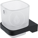 Nimco Maya Pohárik na kefy a pastu s držiakom, matné sklo/chróm MA 29058C-26