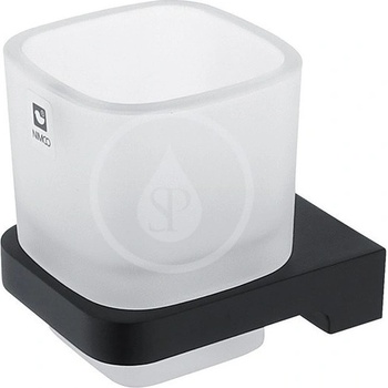 Nimco Maya Pohárik na kefy a pastu s držiakom, matné sklo/chróm MA 29058C-26