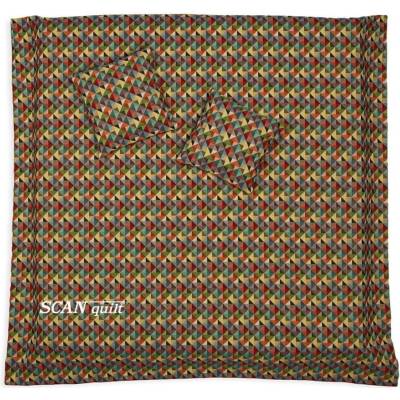 SCANquilt Dekoračná prikrývka Sofa triangles 160x265