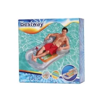 Bestway Надуваем дюшек Bestway, 161 х 84 см, Максимално натоварване 90 кг, Бял, 43028-2