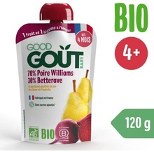 Good Gout BIO Hruška Williams s červenou repou 120 g