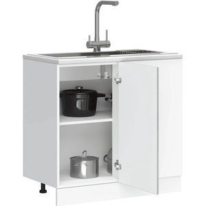 vidaXL Кухненски шкаф, "Kalmar", сив сонома, инженерно дърво (854324)