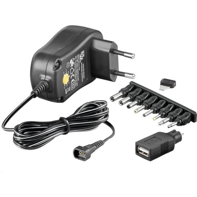 Goobay Univerzální napájecí adaptér 230V/3-12V stejnosměrný 300mA