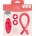 Invisibobble Beach Curl Red Gift Set L