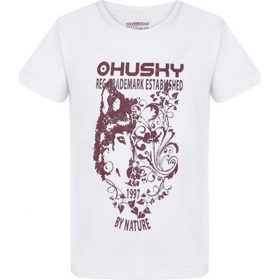 Husky Dětské funkční triko Tash K bílá