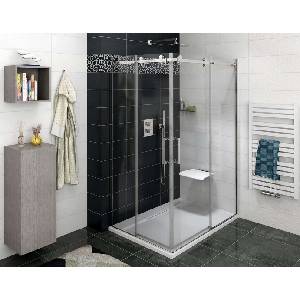 SAPHO Dragon - Душ ъгъл 80x90 см, L/R вариант, прозрачно стъкло/хром GD4280GD4290 (GD4280GD4290)
