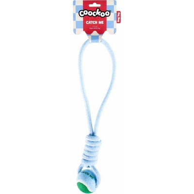 Coockoo provaz přetahovadlo Throw Me 45 cm modré