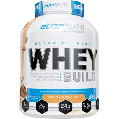 Everbuild Nutrition Ultra Premium Whey Build [2270 грама] Бисквити с крем