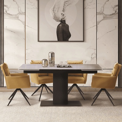 Carmen Разтегателна трапезна маса jurata - бяла (3530994)