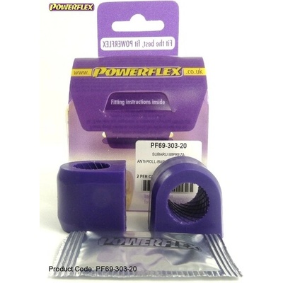 Powerflex Silentbloky Subaru Legacy BD/BG (93-99) Front Anti Roll Bar To Chassis Bush 20mm (3)