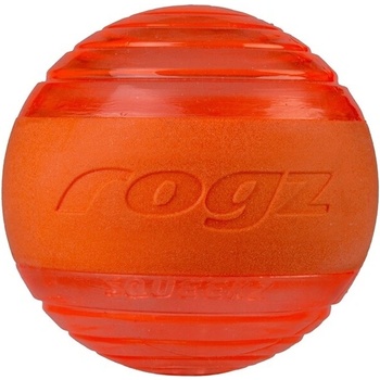 Rogz Squeekz loptička oranžová 6,4 cm