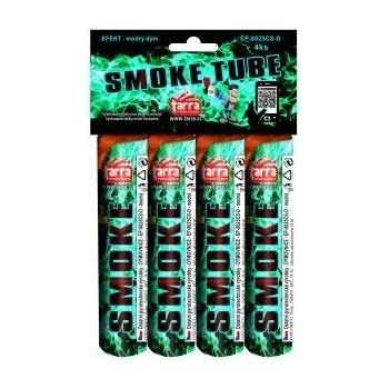 Pyrotechnika dýmovnice Smoke TUBE modrá, 4ks