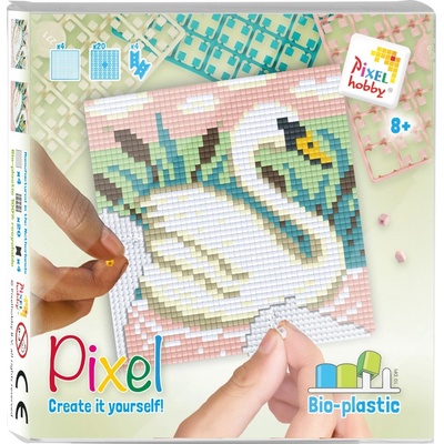 Pixelhobby Мозайка с пиксели Classic, Pixelhobby, 48x48 пиксела - Лебед (44045-Swan)