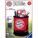 Ravensburger Verlag Ravensburger 3D Puzzle 11215 - Utensilo FC Bayern - 54 Teile - Stiftehalter für FC Bayern München Fans ab 6 Jahren, Schreibtisch-Organizer für Kinder