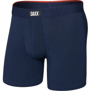 Saxx Мъжко синтетично термобельо Saxx Vibe Xtra Boxer Brief Fly Synthetic base layer - Dark Navy Heather (014-2279-1114)