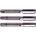 Метчик ecef инчова едра резба комплект i, ii и iii unc 1/4 ", cs, 3 бр. , 20 навивки-6542007