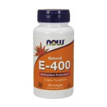 NOW Витамин Е-400 - Vitamin E-400 IU D-Alpha - 100 дражета - NOW FOODS, NF0837