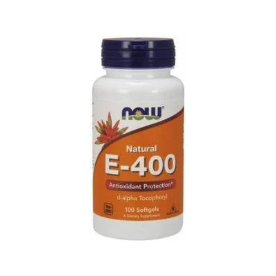 Витамин Е-400 - Vitamin E-400 IU D-Alpha - 100 дражета - NOW FOODS, NF0837
