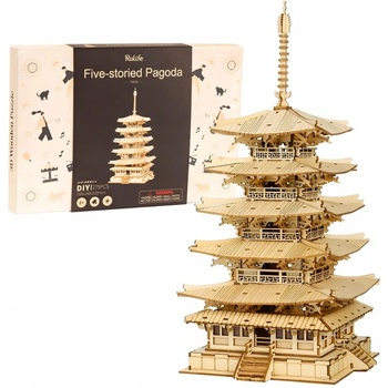Robotime Rolife 3D Dřevěná Pagoda 275 ks