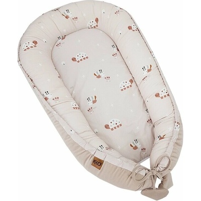 EKO Hniezdo pre bábätko VELVET Bees Beige