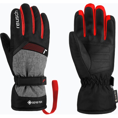 Reusch Детски скиорски ръкавици Reusch Flash Gore-Tex black/black melange/fire red