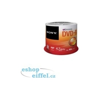 Sony DVD-R 4,7GB 16x, spindle, 50ks (50DMR47SP)