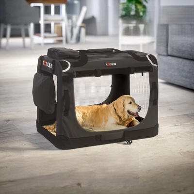 Cadoca Přepravní box pro psy XL 82 x 58 x 58 cm